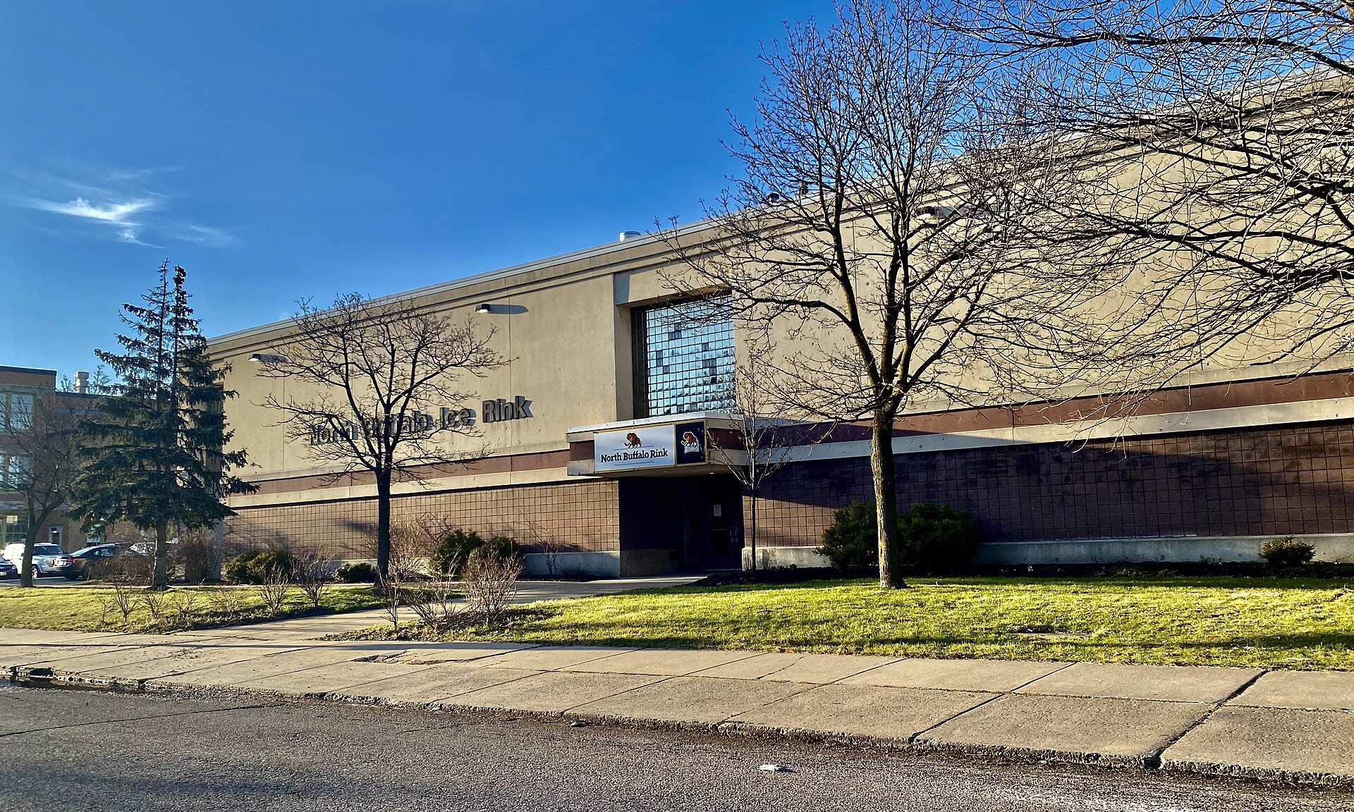 Commercial ice rink operating under controlled indoor conditions