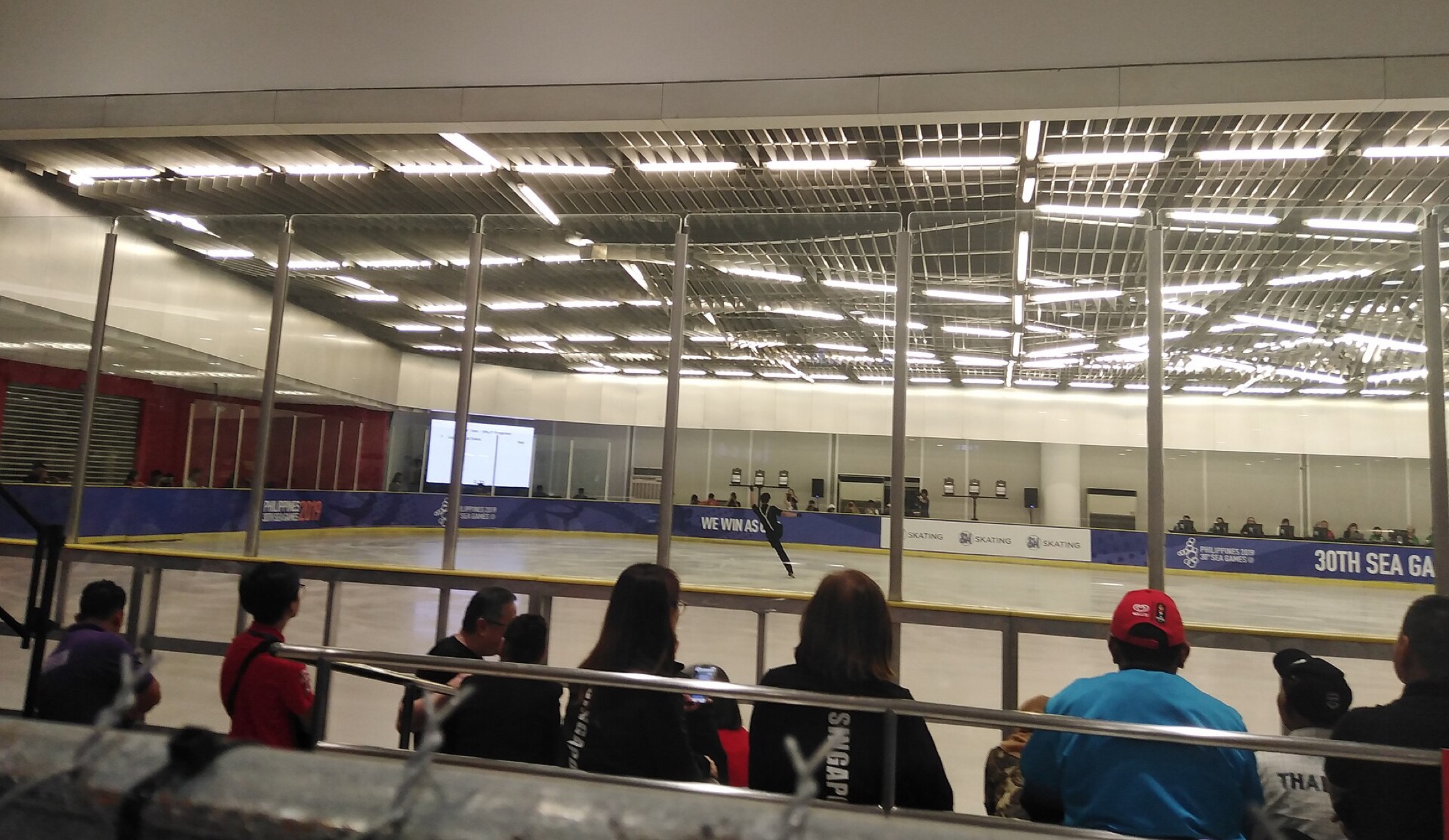 Clean finished rink ready for a public skating session